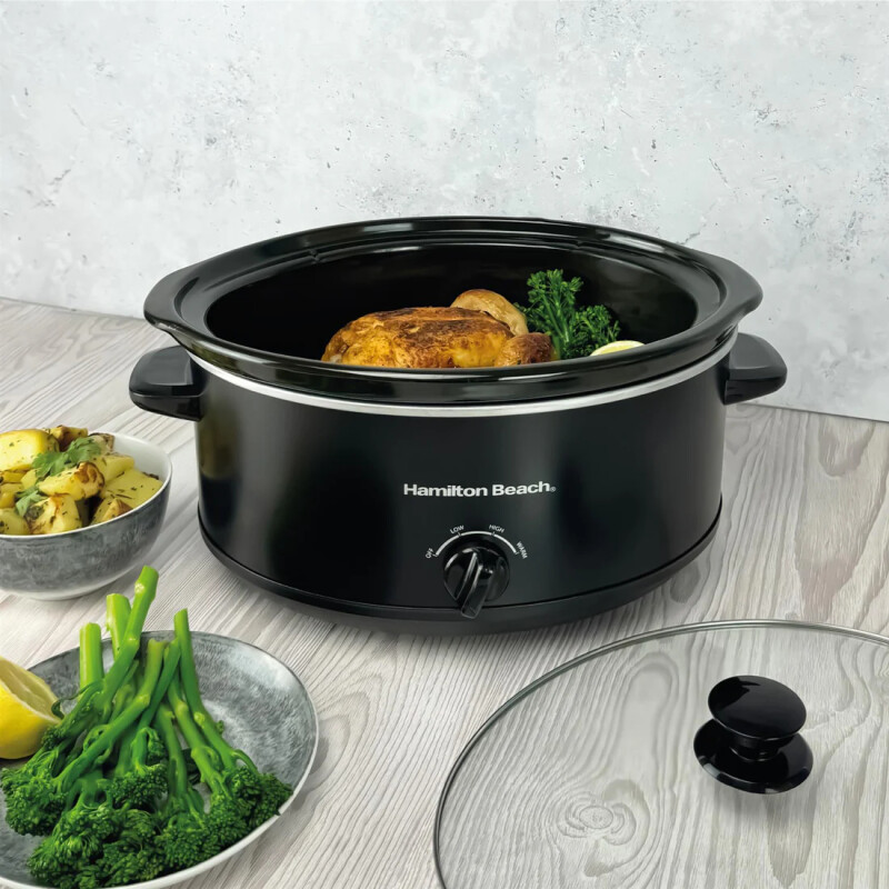 SLOWCOOKER NEGRA DE 6,5 L Hamilton Beach SLOWCOOKER NEGRA DE 6,5 L Hamilton Beach