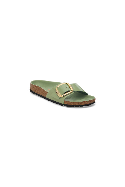 Sandalia Madrid Big Buckle Lena High Shine - Estrecho Green Tea