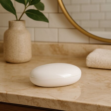 JABONERA DE BAÑO CON TAPA OVAL JABONERA DE BAÑO CON TAPA OVAL