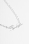 Collar paradójico plateado