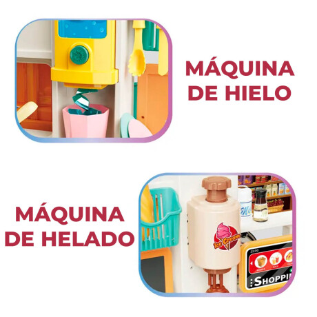 Set Cocina Supermercado Doble Multifunción X83pcs Jug007307