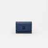 Billetera P&P en efecto cuero Azul
