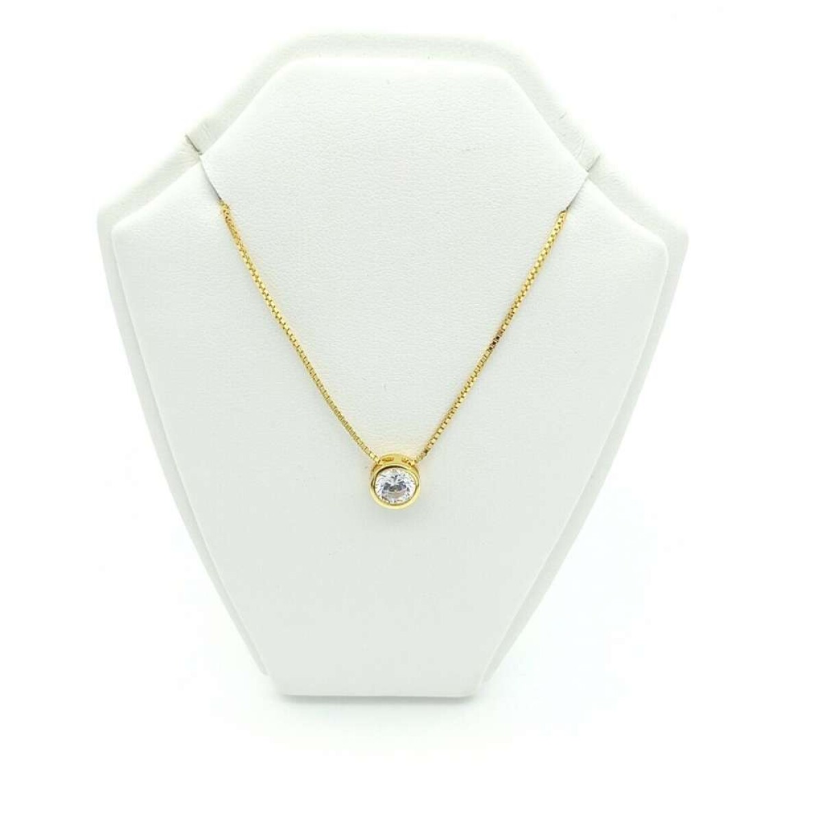 Colgante de plata 925 con baño de oro amarillo - Punto De Luz3100 