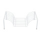 Soporte vertical para platos BLANCO