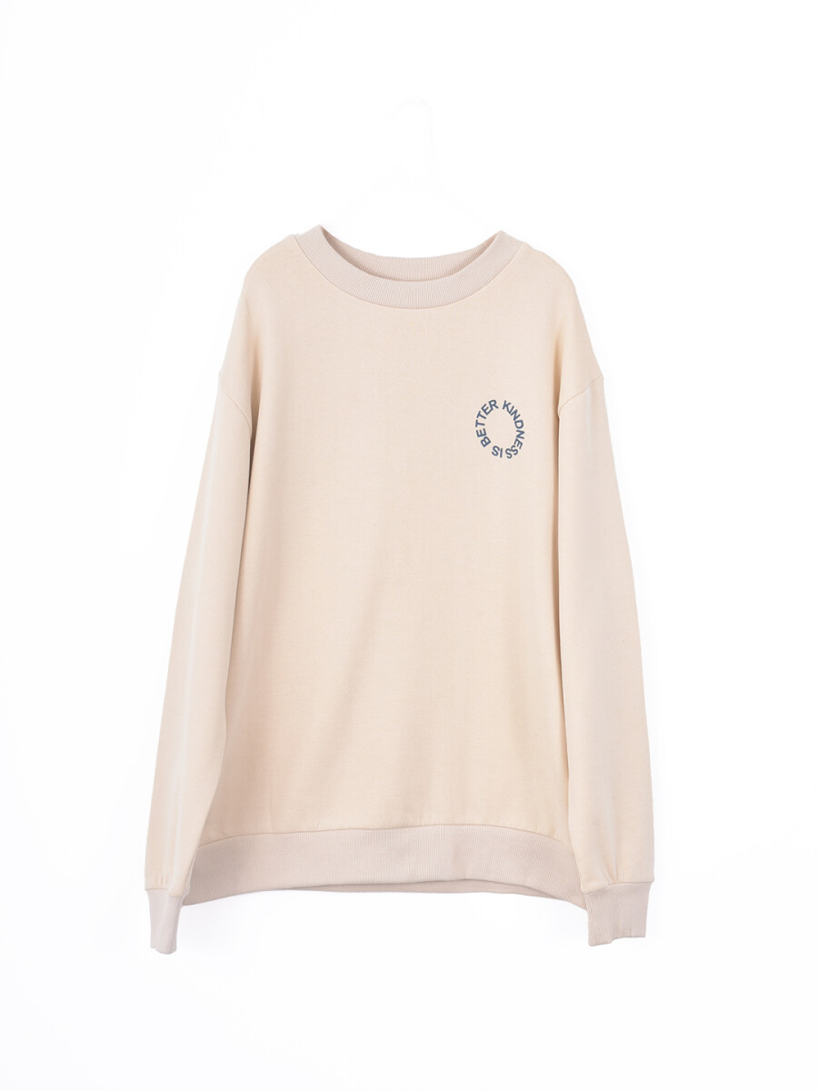 BUZO NINO - BEIGE CLARO 