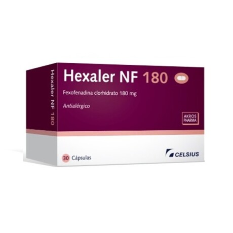 Hexaler NF 180 mg 30 comprimidos Hexaler NF 180 mg 30 comprimidos