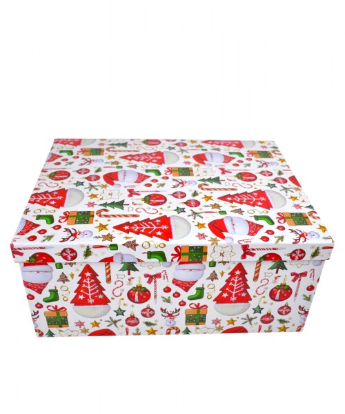 Caja Rigida Navidad 28 x 37 x 16 Diseño 1