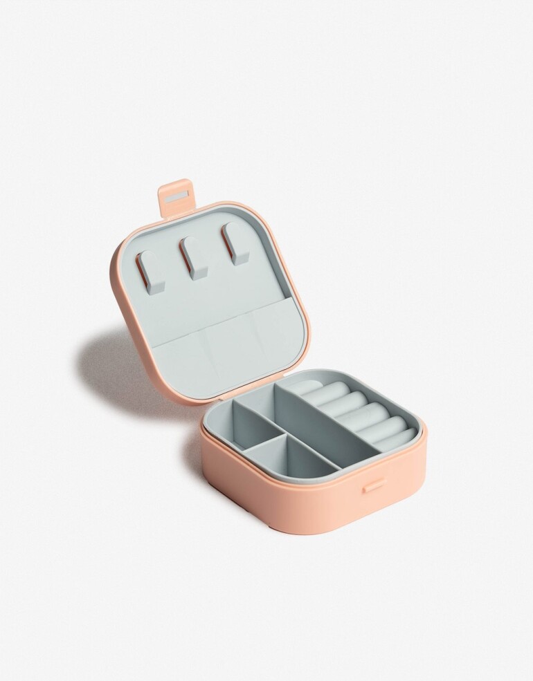 Rega Varios Check Out Caja Organizadora De Bijou - Rosa Polvo