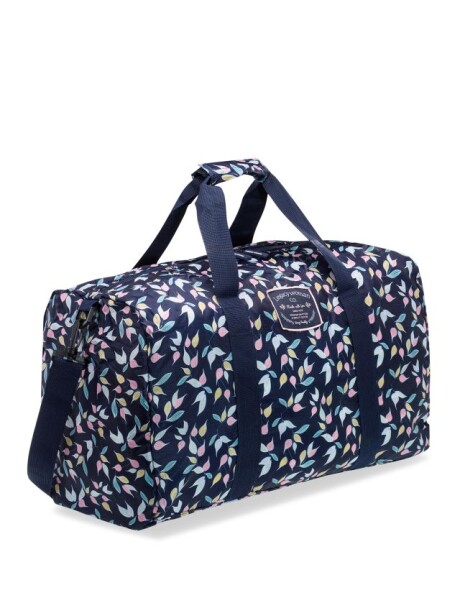 BOLSO PLEGABLE ESTAMPADO Azul