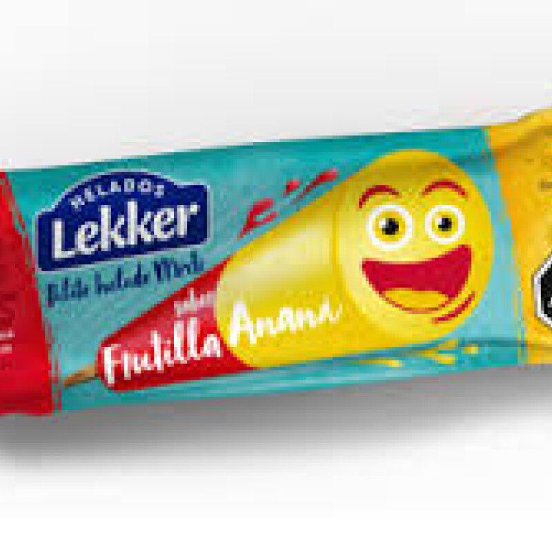 Palito Lekker frutilla y anana Palito Lekker frutilla y anana