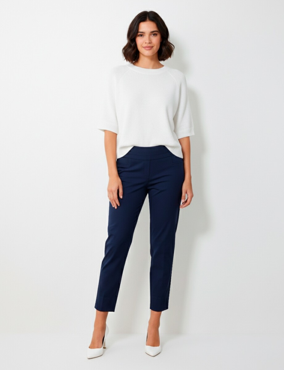 Pantalon Slim - Azul 