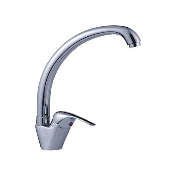 Monocomando para cocina de mesada, pico alto, zinc, 35mm, línea U Home, cromado. Monocomando para cocina de mesada, pico alto, zinc, 35mm, línea U Home, cromado.