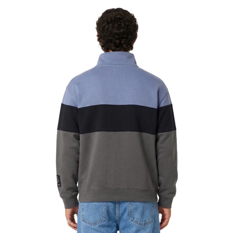 Buzo Critical Slide Buzzed 1/4 Zip - Azul Buzo Critical Slide Buzzed 1/4 Zip - Azul