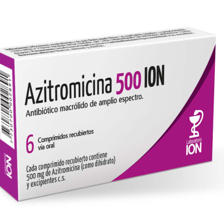 Azitromicina 500mg 6 Comprimidos Azitromicina 500mg 6 Comprimidos