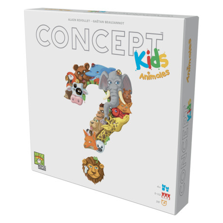 Asmodee - Concept Kids Animales Juego de Mesa. +4 Años. 2 a 12 Jugadores. Idioma Español. 001