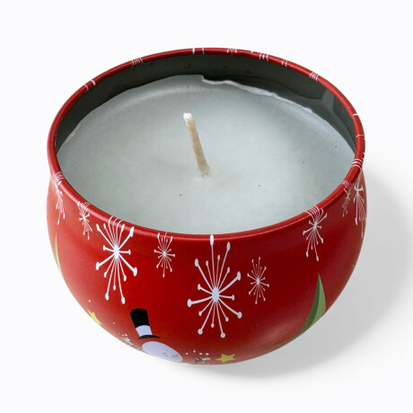 Vela Aromatica Chica Navideña Modelo 3