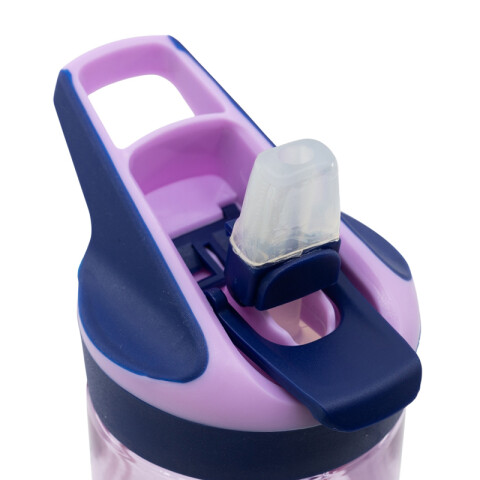 Botella Tritán Frozen 620ml con Pajita Frozen Lila