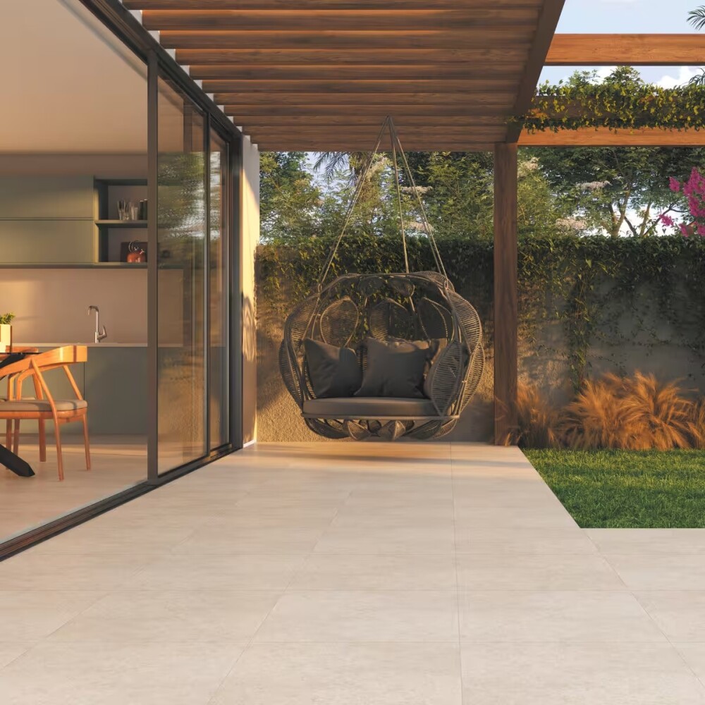 Cerámica Atrio Beige 60x60 cm Antideslizante Mate Cerámica Atrio Beige 60x60 Cm Antideslizante Mate