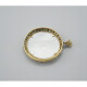 Medalla estilo antiguo, platino, oro 18K, diamantes y nácar cristo Medalla estilo antiguo, platino, oro 18K, diamantes y nácar cristo