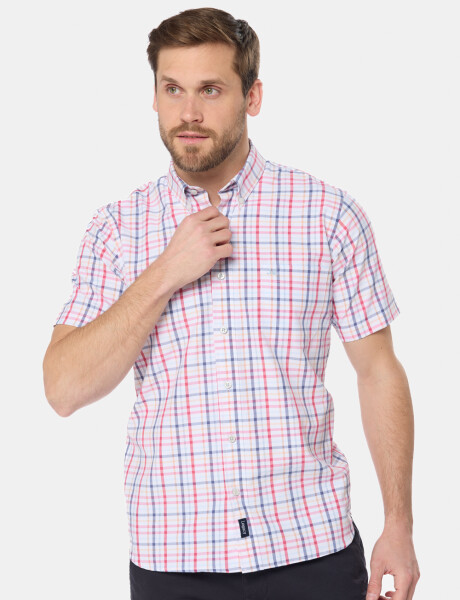 CAMISA SPORT A CUADROS Rojo