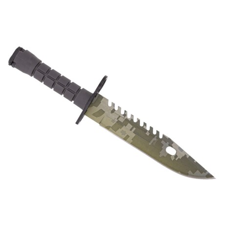 Cuchillo táctico camuflado con piedra de afilar - Bayoneta Cuchillo táctico camuflado con piedra de afilar - Bayoneta