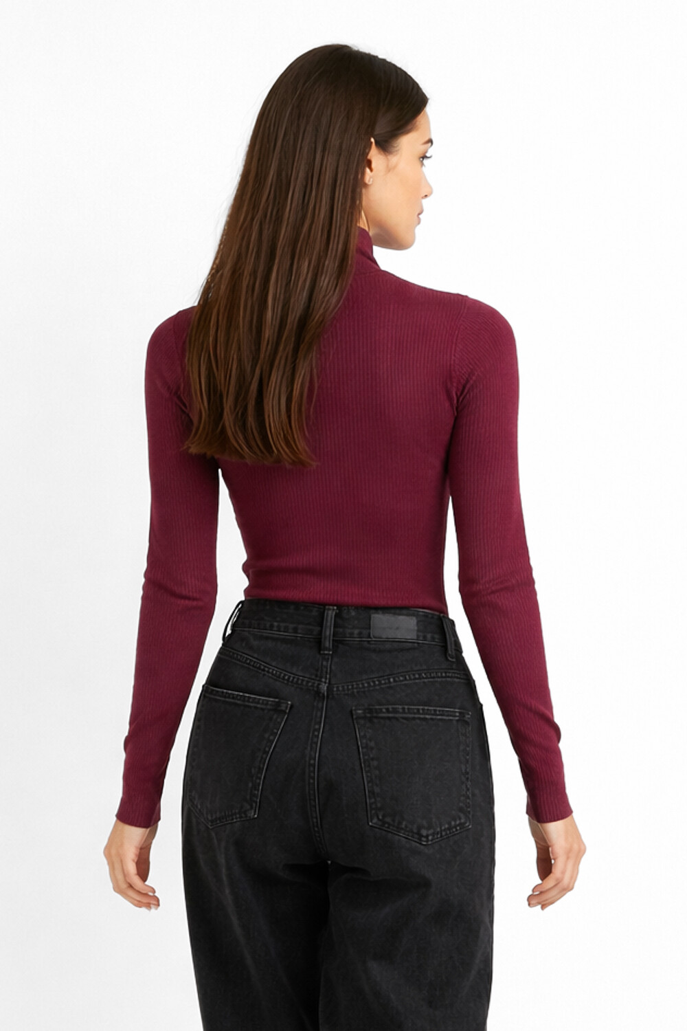 Polera Kyven Cereza Oscuro