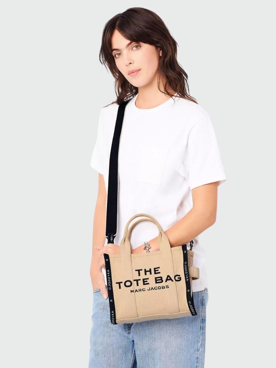 Marc Jacobs - The Tote Bag pequeño tejido - Beige 