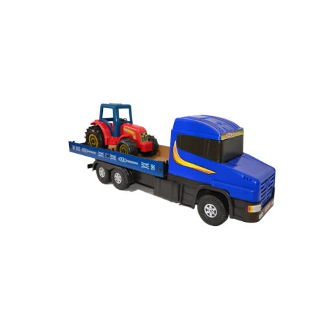 CAMION P.A. BRINQUEDOS TRANSPORTE CON TRACTOR PLASTICO Y MADERA 69CM LARGO 19 CAMION P.A. BRINQUEDOS TRANSPORTE CON TRACTOR PLASTICO Y MADERA 69CM LARGO 19