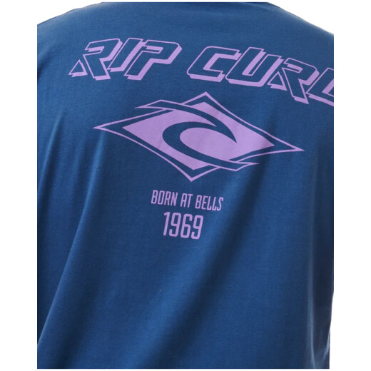 Remera Rip Curl Fade Out Icon - Azul Remera Rip Curl Fade Out Icon - Azul