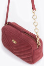 BANDOLERA LIPSTICK SUEDE Bordo