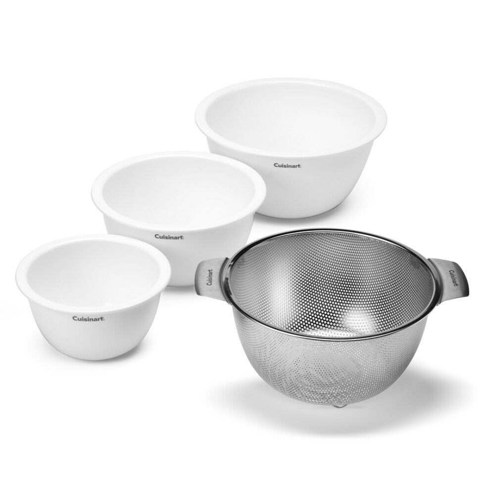 Cuisinart® JUEGO DE 4 PIEZAS DE TAZONES MEZCLADORES Y COLADOR N/A