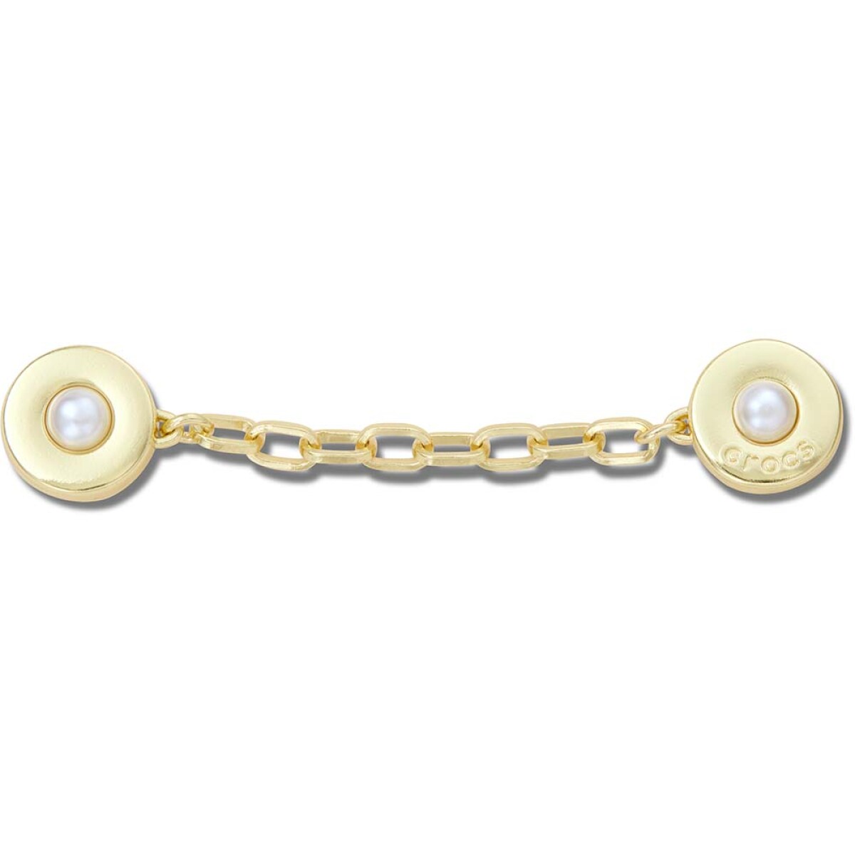 Jibbitz Gold Chain with Pearl Rivets 