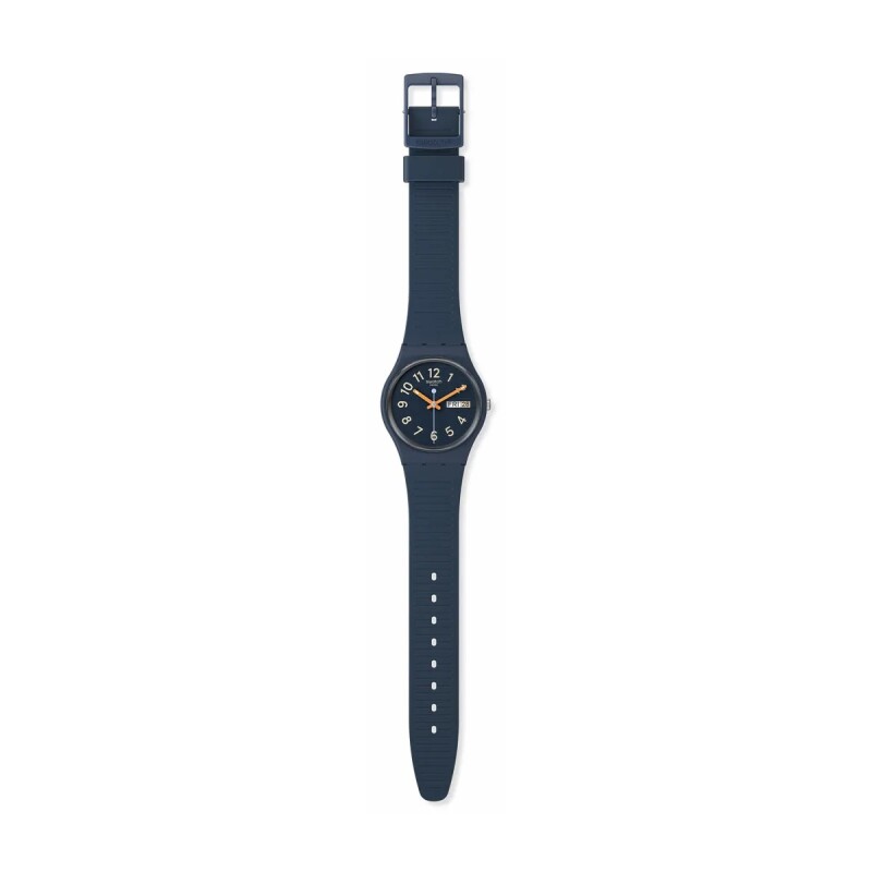 Reloj Swatch Trendy Lines at Night SO28I700 de Silicona Azul