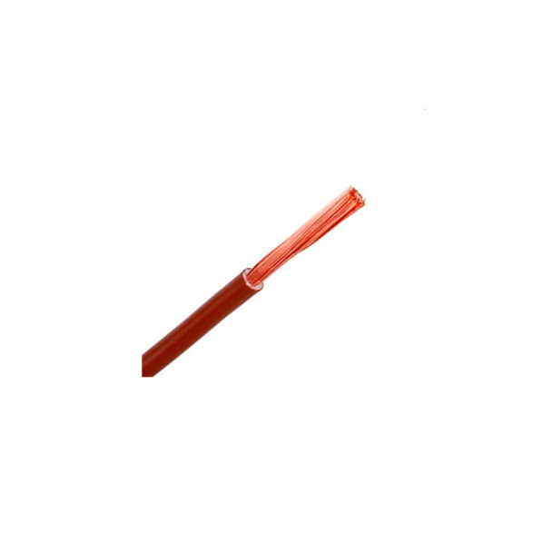 Cable de cobre flexible 1,00mm² marrón-Rollo 100mt C94314