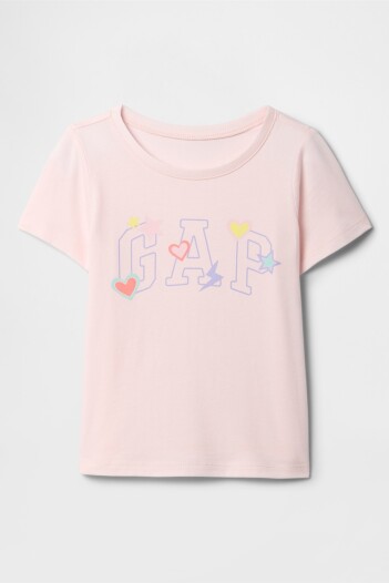 Remera Logo Gap Toddler Niña Cherry Blossom