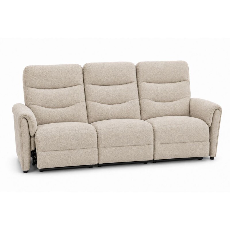 Sofá Recliner Manual 3 Cuerpos Beige Sofá Recliner Manual 3 Cuerpos Beige