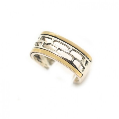 Anillo en Oro y Plata 925 Anillo en Oro y Plata 925