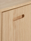 Aparador MARSTRAND 2 puertas 3 cajones roble nat Aparador MARSTRAND 2 puertas 3 cajones roble nat