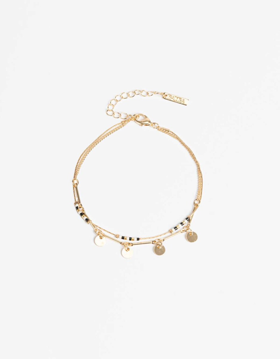 Tobillera Con Dijes - Combinacion Multicolor 