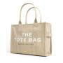 Marc jacobs - Bolso de lona, The Large Tote Bag Beige
