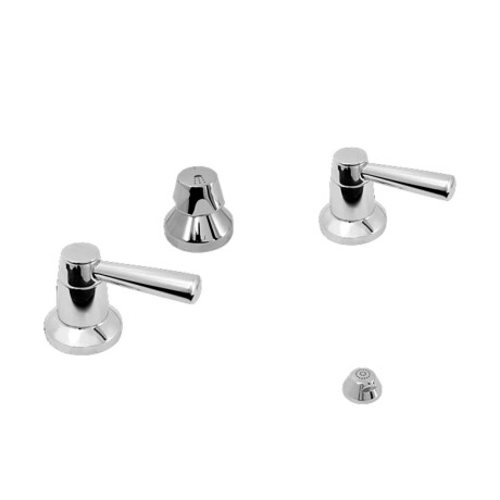 GRIFERIA BIDET BICOMANDO BRILLO CROMO PARA BAÑO LINEA CROMO