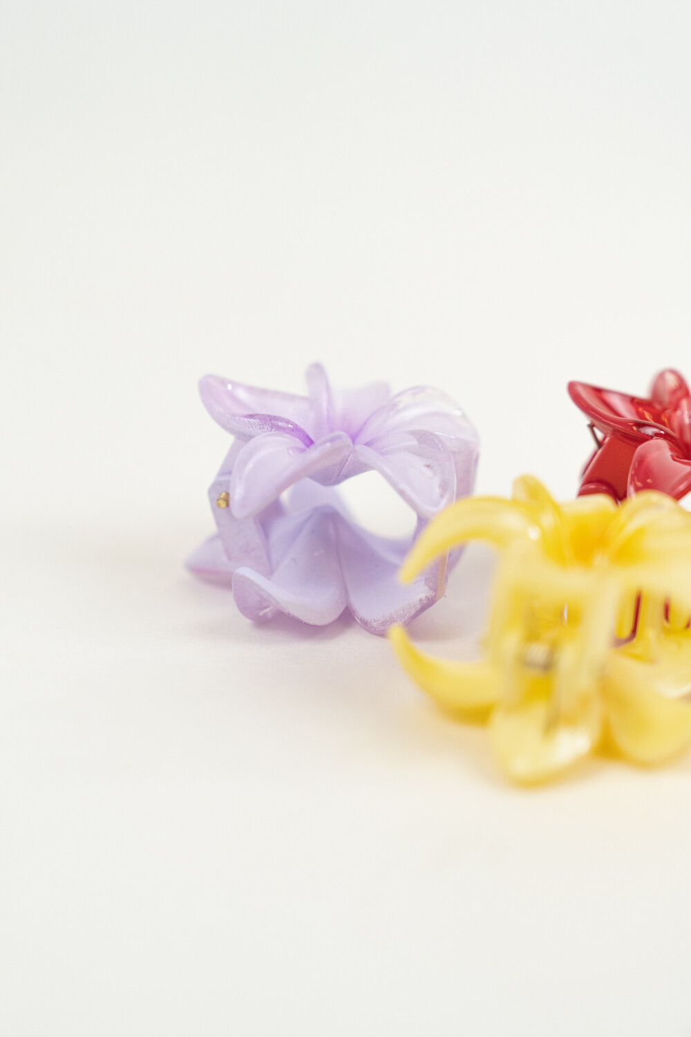 Pinza De Pelo Amaru, Set 3 Piezas Estampado 1