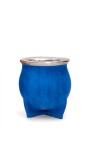 MATE DE CERÁMICA CHICO DELTA TEXTURADO AZUL FRANCIA