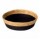 Cesto Canasto de Fibra Natural Paramount Decoración Ø30x9Cm Negro