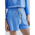 SHORTS FEM AZUL CARIBE/CHUMBO/BLANCO