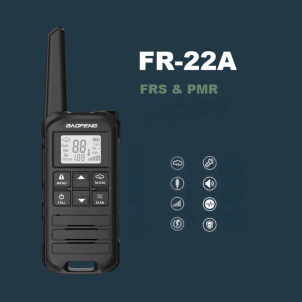 Kit Handy Walkie Talkie Baofeng BF-FR22A x 2 Unidades FRS y PMR Kit Handy Walkie Talkie Baofeng BF-FR22A x 2 Unidades FRS y PMR