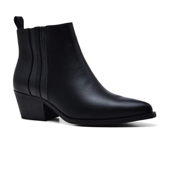 CASUAL TACO BAJO REBECCA - KORIUM NEGRO