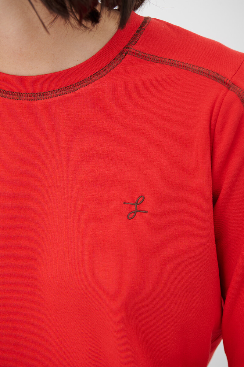 REMERA GLACIAR ROJO