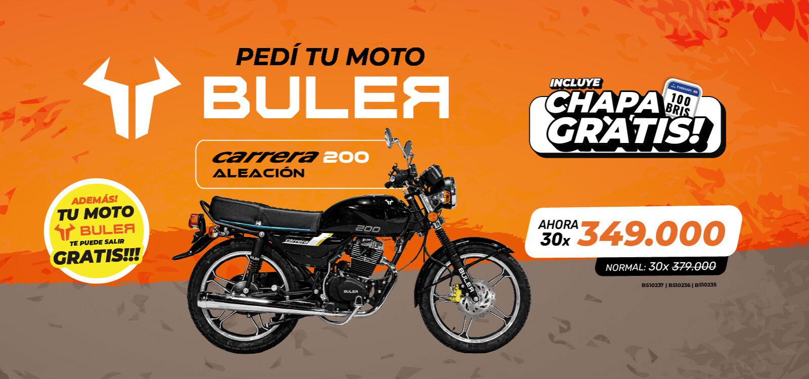 Buler carrera 20 chapa gratis
