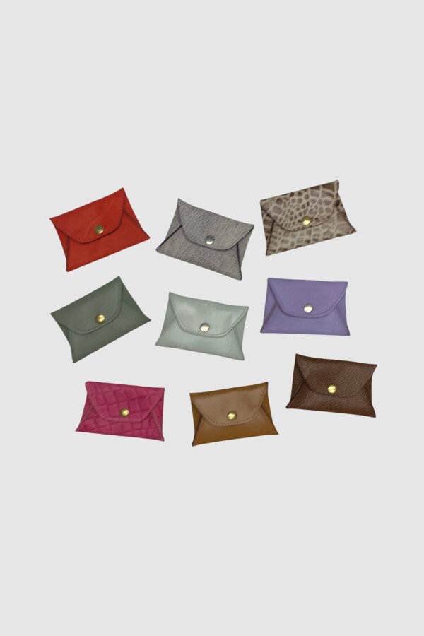 Portamonedas con broche Portamonedas con broche